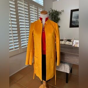 Suede-Like Jacket/Coat